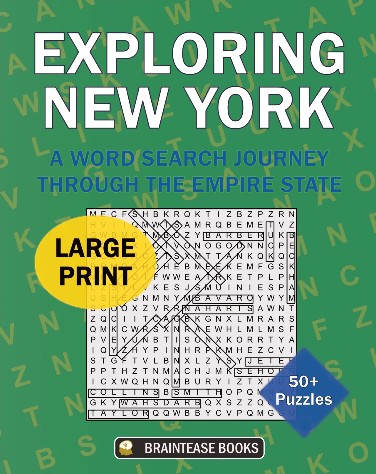 Cover of Exploring New York: A Word Search Journey through the Empire State