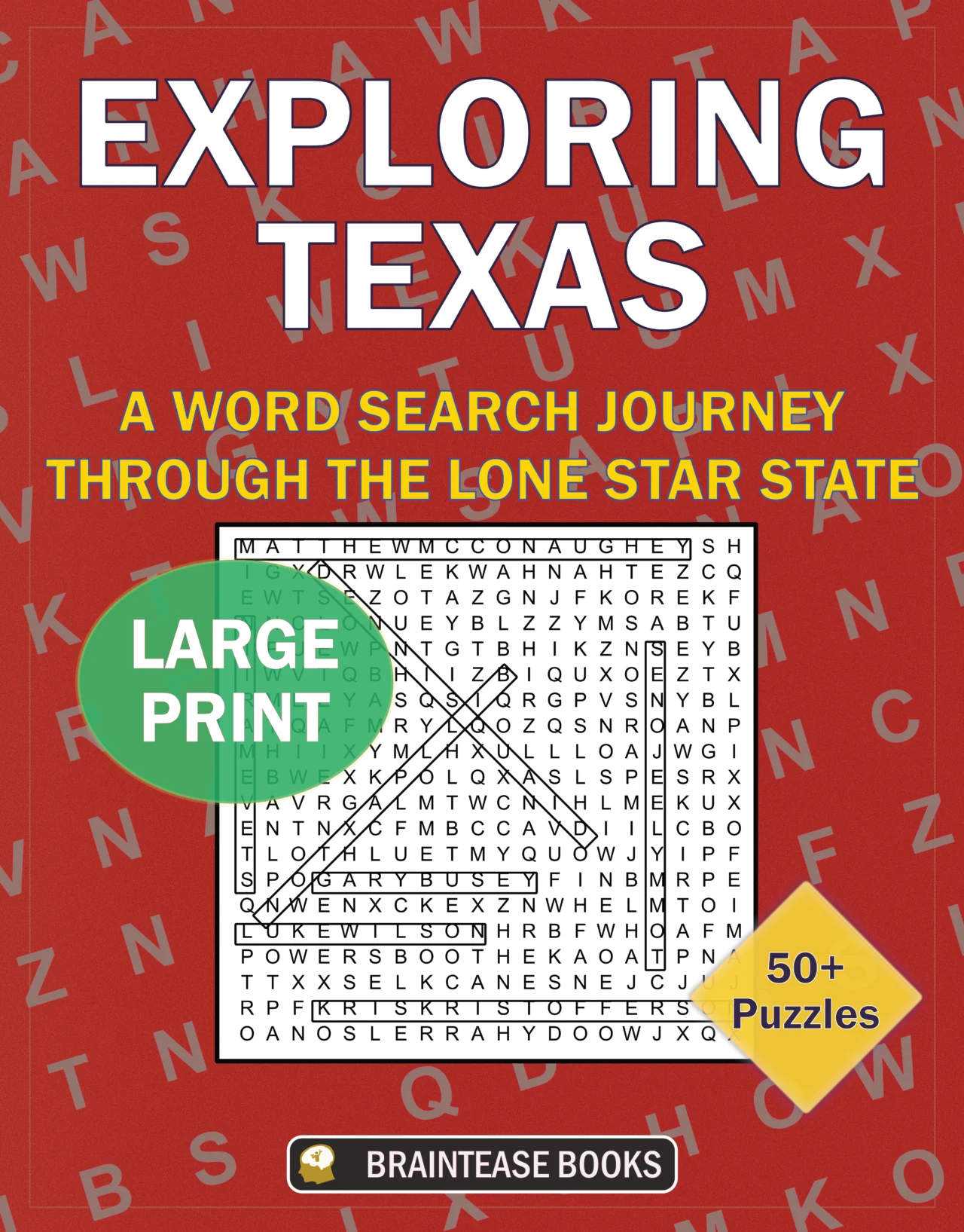 Cover of Exploring Texas: A Word Search Journey through the Lone Star State